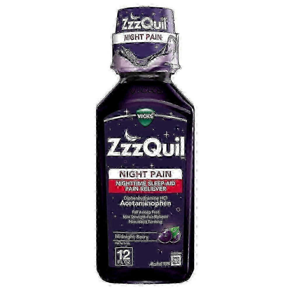 Vicks Zzzquil Νυχτερινό Παυσίπονο Υγρό Ενίσχυσης Ύπνου, 12 oz