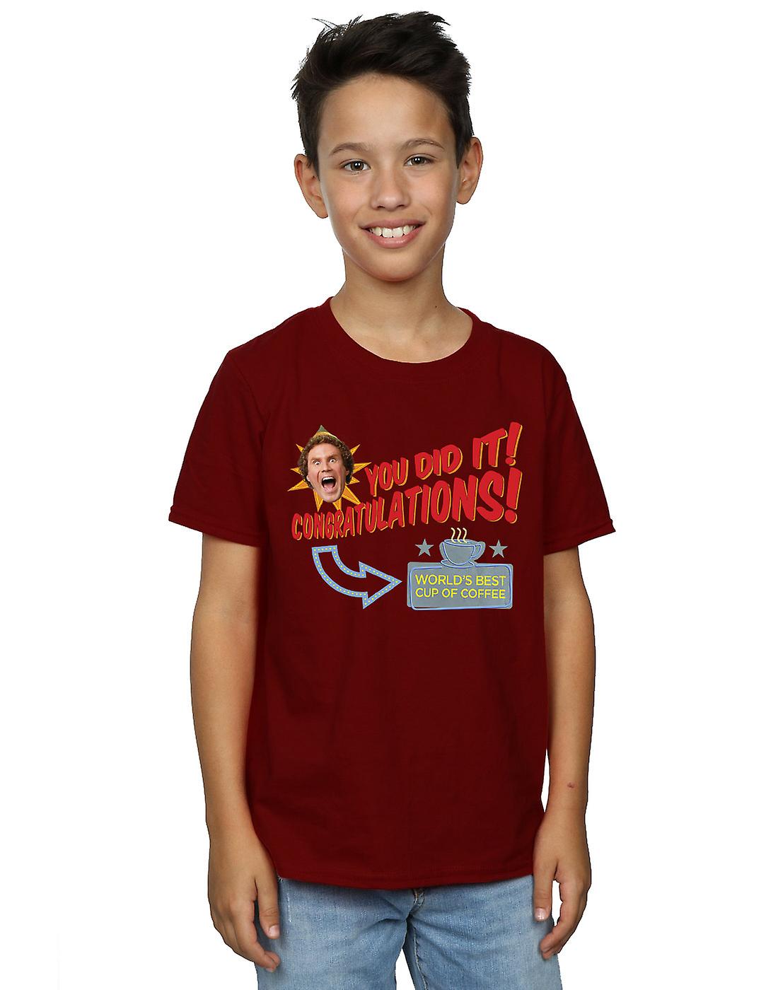 Elf Boys World's Best Coffee T-Shirt