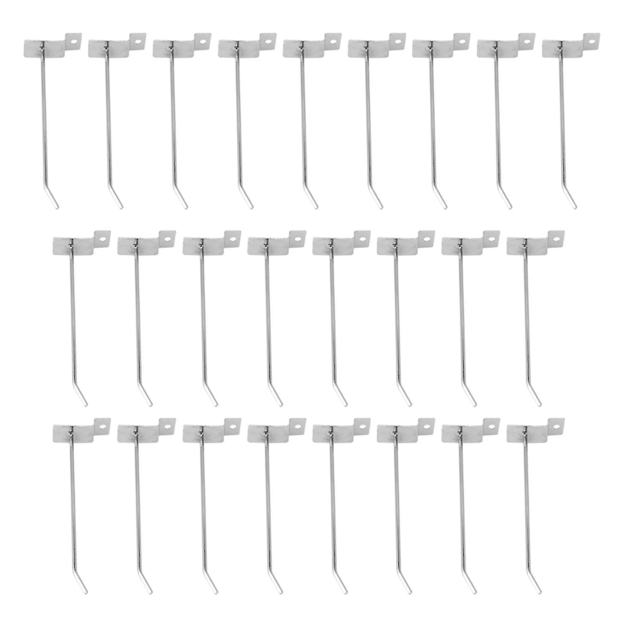25 Stück 150mm Lamellenwand Single Hook Pin Shop Display Fitting Prong Kleiderbügel