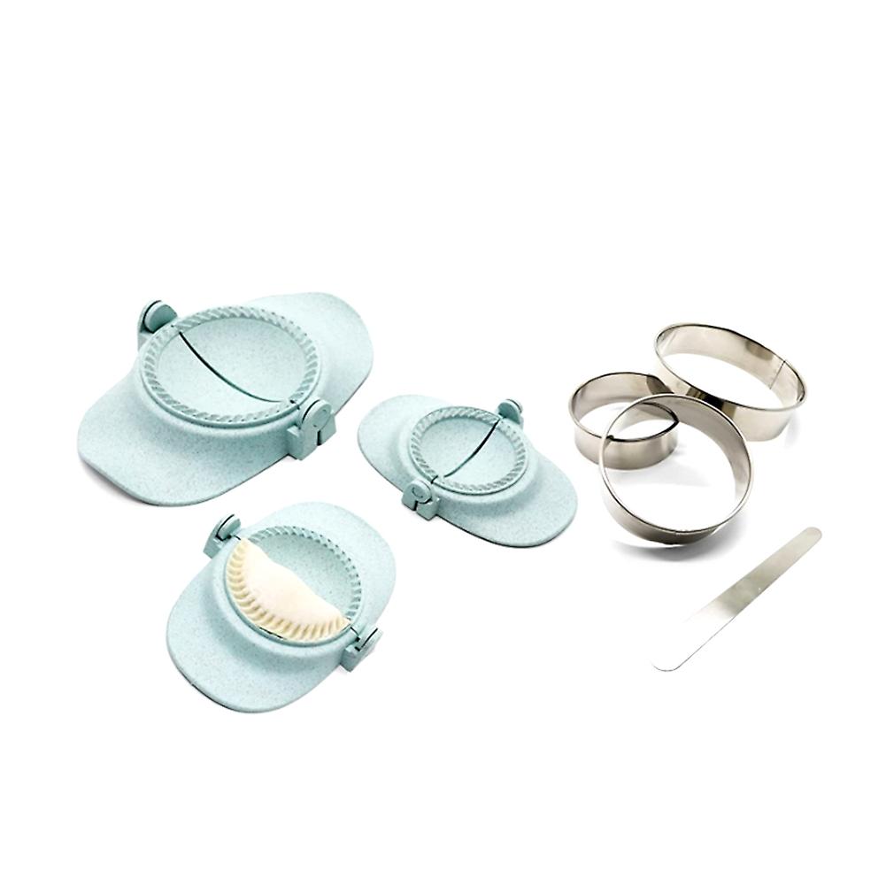 Dumpling Maker,Empanadas Press Mold Maker Set with Dough Cutter, Dumpling Mold Set and Cutter for P