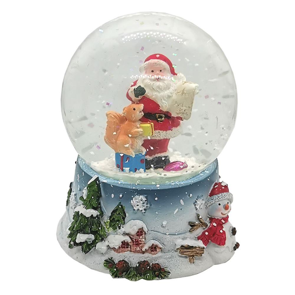 Santa & Squirrel Waterball Globe Medium by Shudehill Giftware