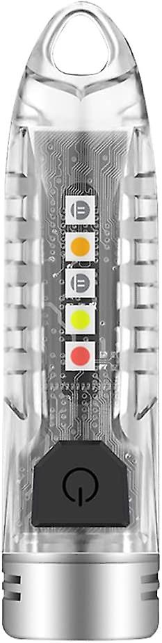 Mini Flashlight, Flashlight, Rechargeable LED Flashlight, 12 Modes USB-C IPX6, Emergency Survival Torch