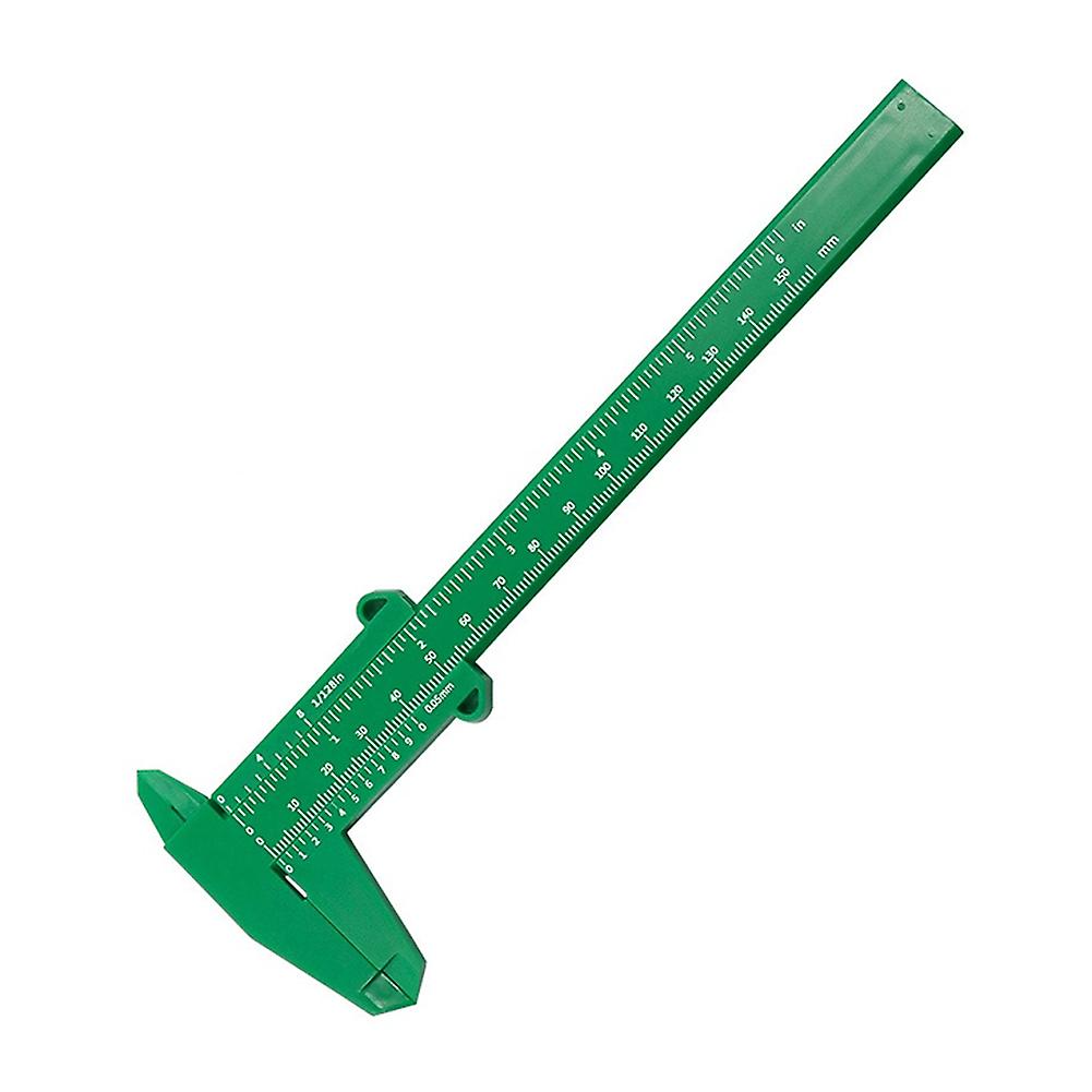 0-80mm Sliding Vernier Caliper Plastic Gauge Caliper Double Scale Ruler For Jewelry Measurement School Student Measuring Tool