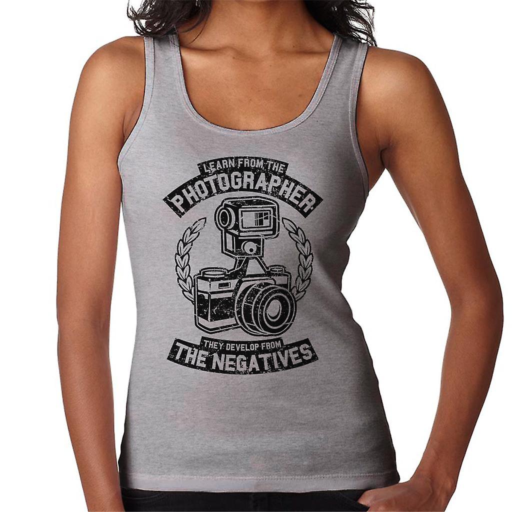 Learn From The Photographer They Develop From The Negatives Women's Vest