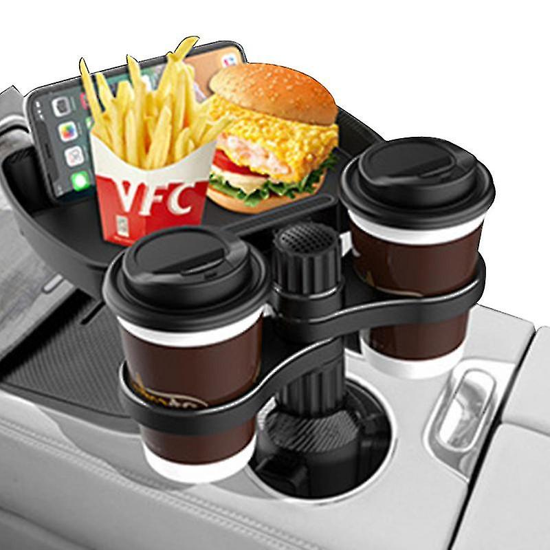 360 De Adjable With Tray Table Functal Insert Car Drink H With Swivel Base Stora Rack| |