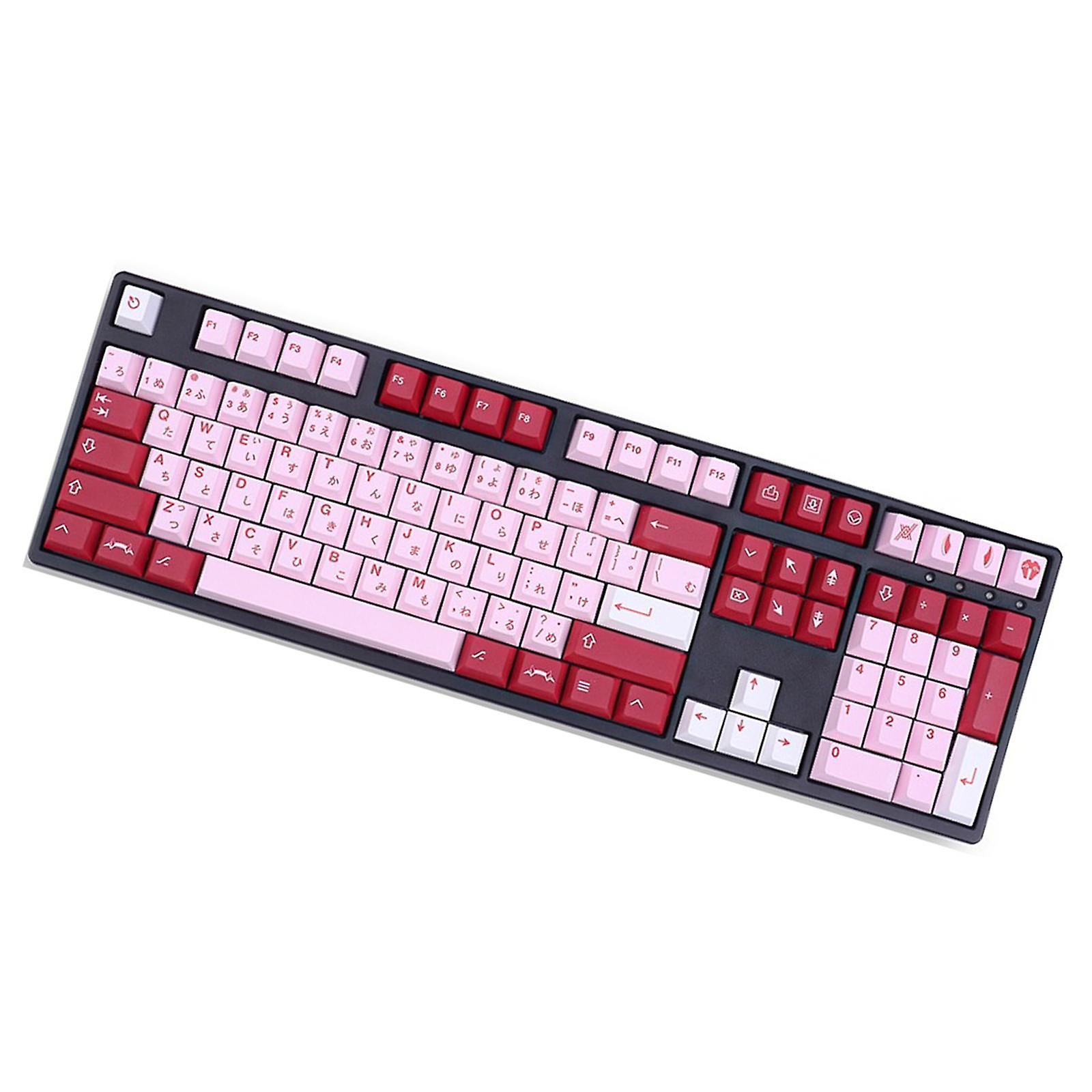 PBT 140 Keys Keycaps Cover Cherry Profile for Mechanical Keyboard Durable