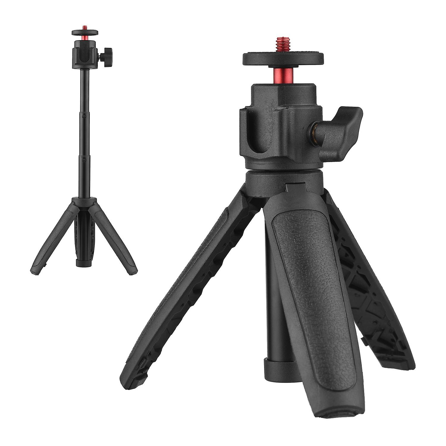 Lightweight Portable Mini Tripod Extendable Tripod Stand Handle Grip with 4 Levels of Adjustable Hei