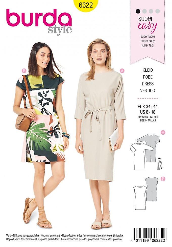 Burda Paper Sewing Pattern 6322