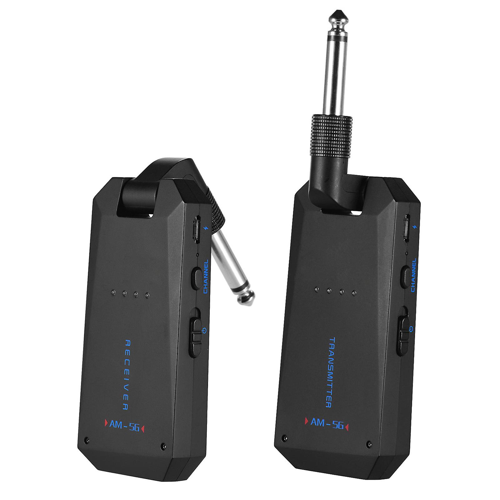 Wireless 5.8g Guitar System Rechargeable Audio Transmitter And Receiver