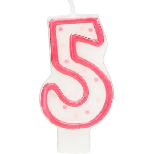Qualatex Dotted 5th Birthday Candle