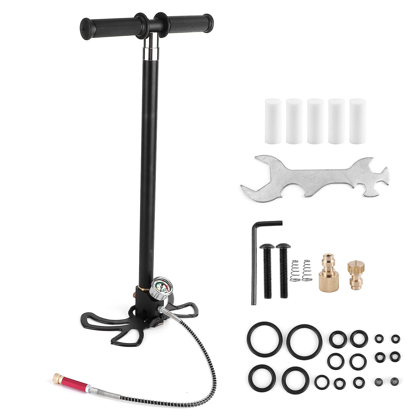 4-level tire inflator for motorcycle car 4500PSI portable pump