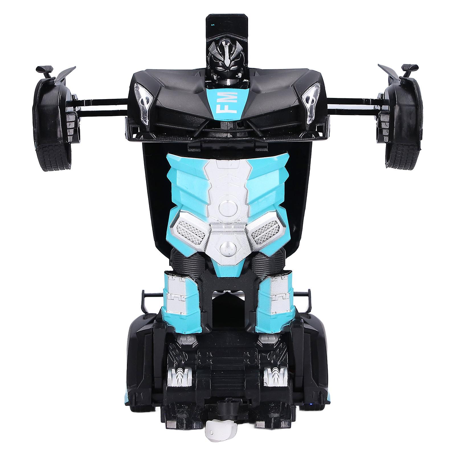 Remote Control Car 1:18 Scale One Button Deformation RC Car Transform Robot Birthday Gift For Children