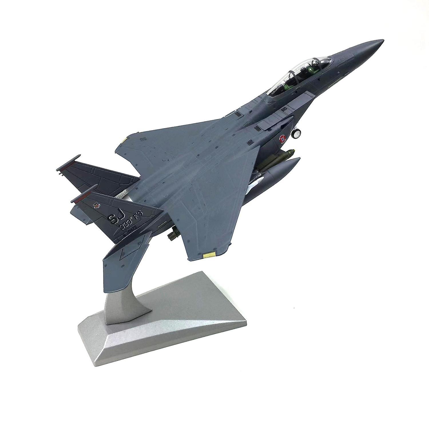 1:100 F-15E supersonic fighter-bomber simulation alloy aircraft model