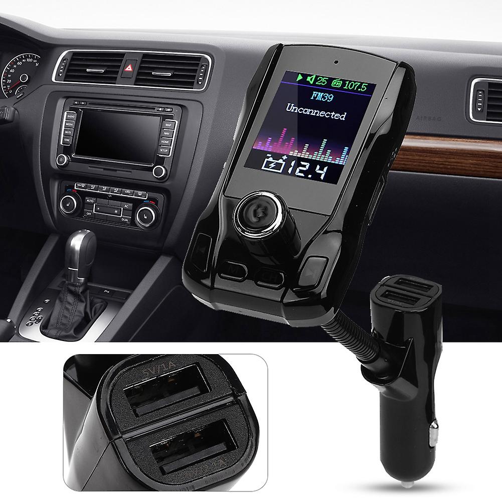 1.8in TFT 360° Rotation Car MP3 Player Bluetooth FM Transmitter