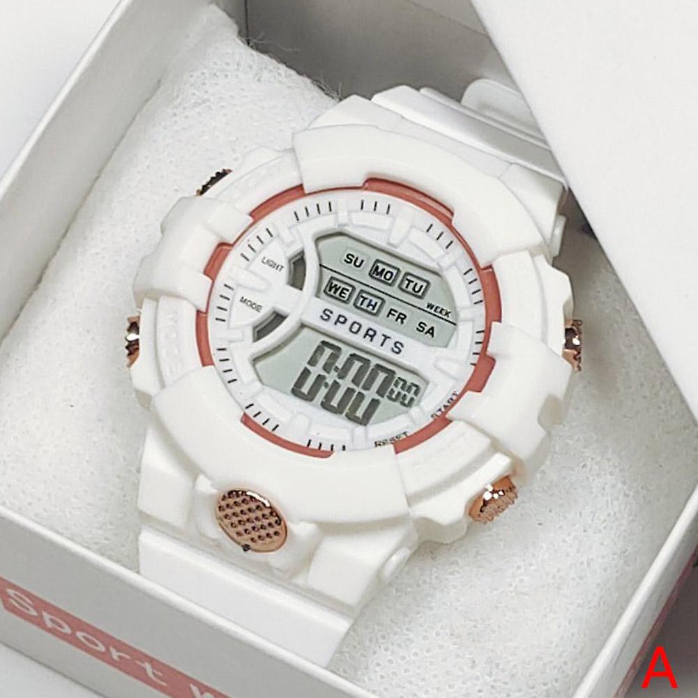 Multi-Function Electronic Sports Watch, Led Display, For Teenagers, Couple