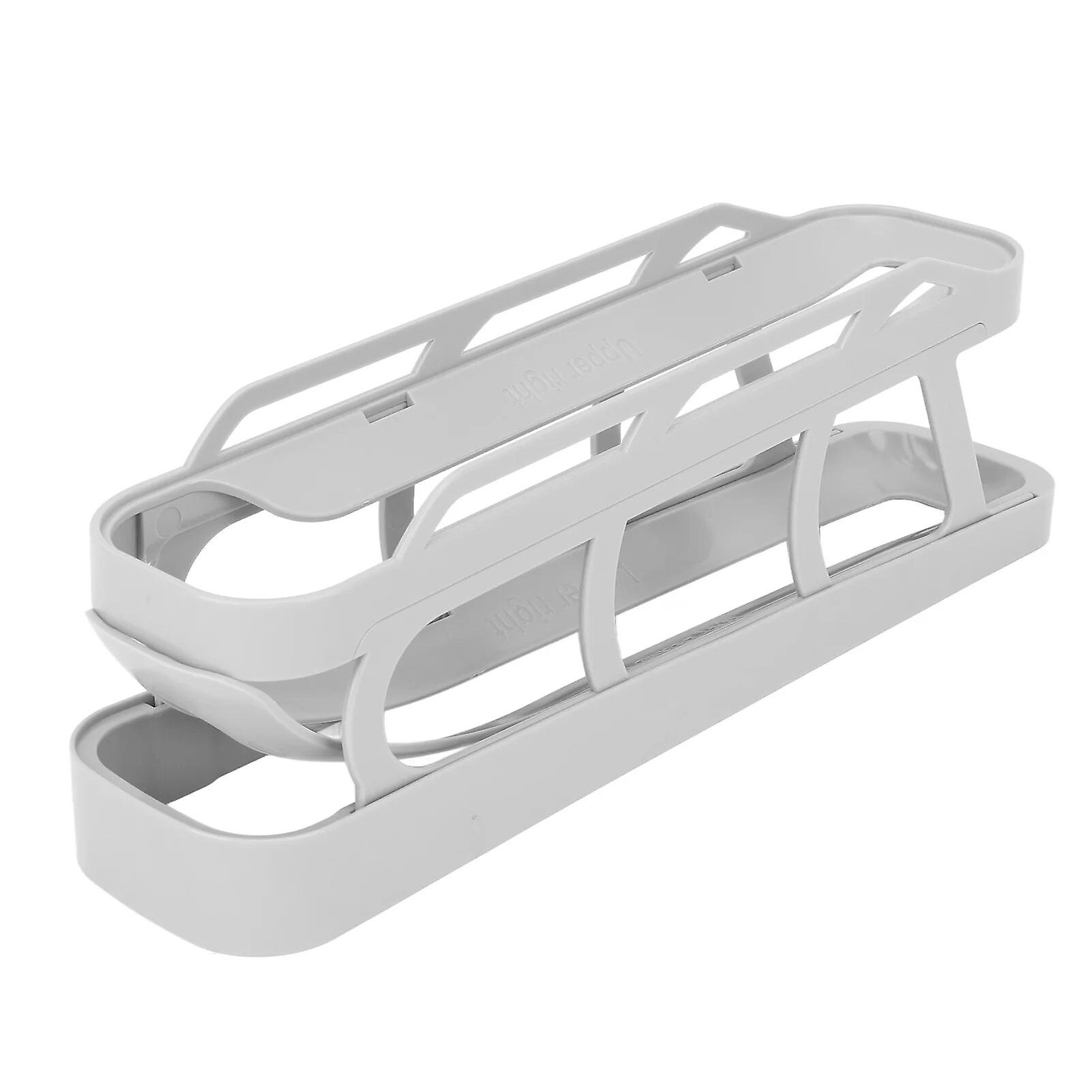 Egg dispenser 2 levels, space-saving egg tray for refrigerator for kitchen~7434