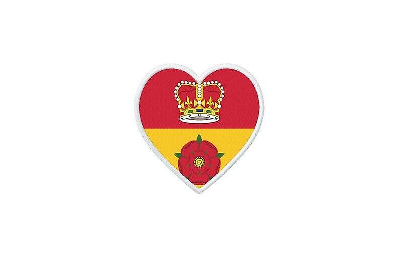 Patch badge ecusson prints thermocollant flag heart hampshire kingdom united