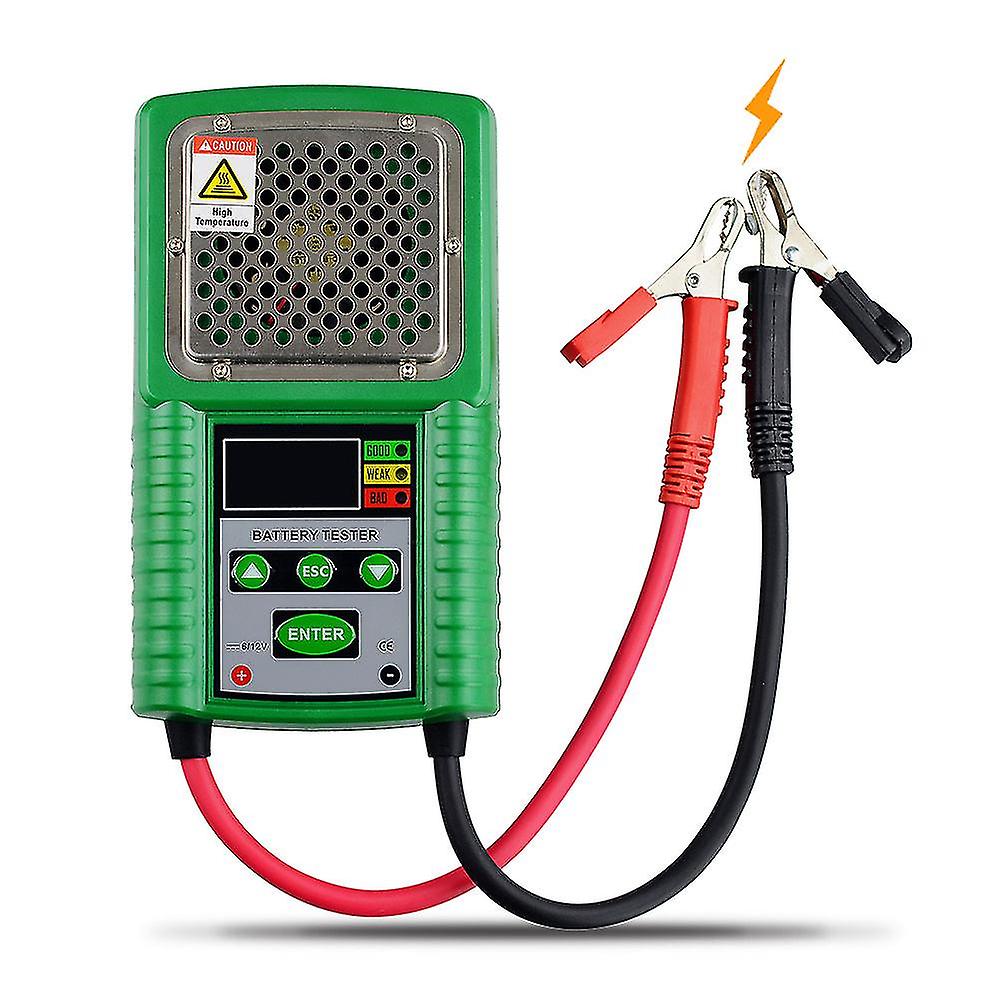 Automotive Battery Tester,hp-26a 6v 12v Lead-acid Car Battery Checker Test For Battery Volt, Storage Capacity With Led Indicator
