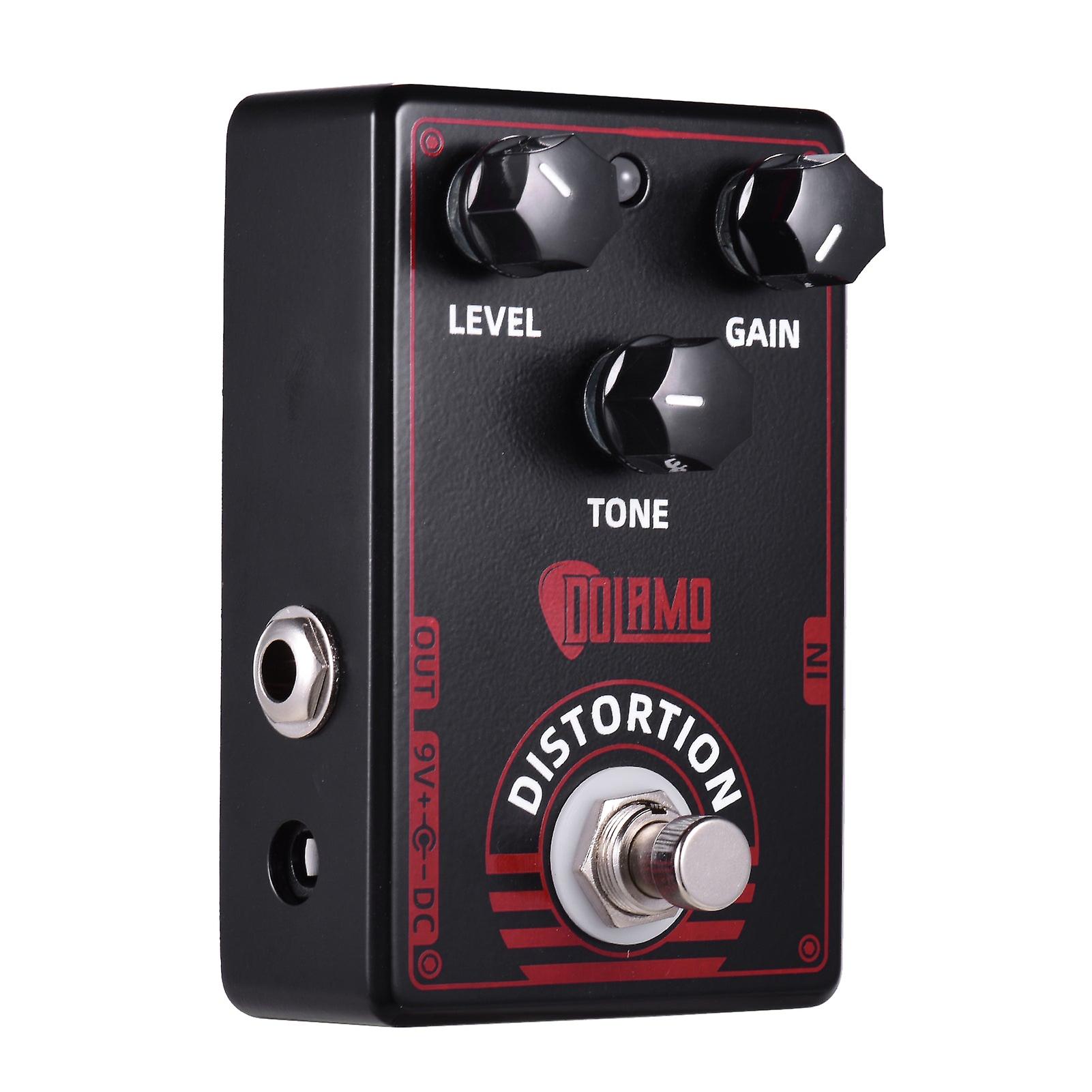 Dolamo D-4 High Gain Distortion British Style Effect Pedal With True Bypass For Electric Guitar