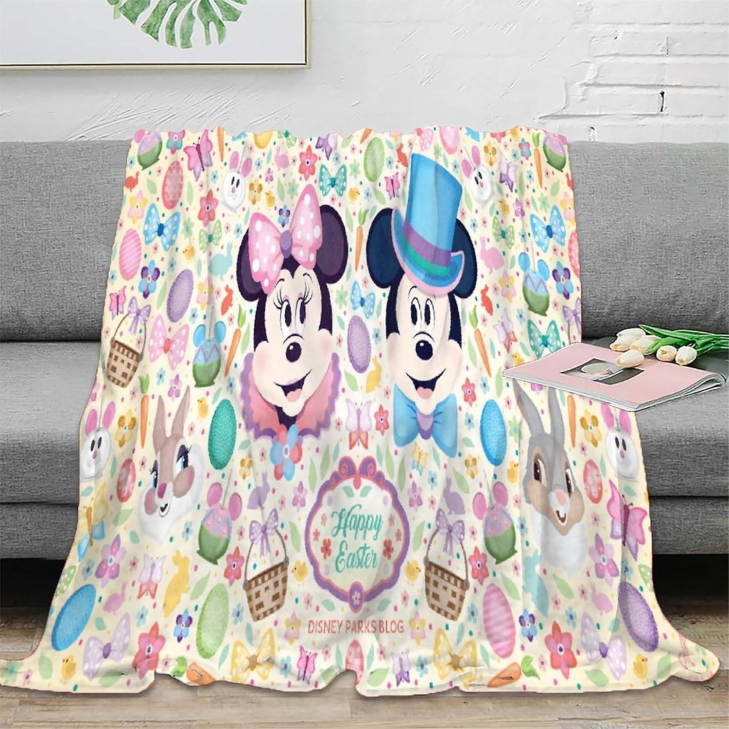 Mickey Mouse Thick Blanket,Flannel Blanket,Warm And Cosy Blanket,Super Soft And Fluffy Blanket,Throw,Sofa Blanket Easy to Care