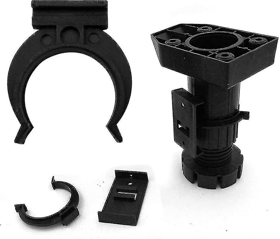 ネジ付き20pcsキッチンキックボード台座クリップ、キックボードクリップはキッチンキャビネットの直径30-31mmに適合します-RX