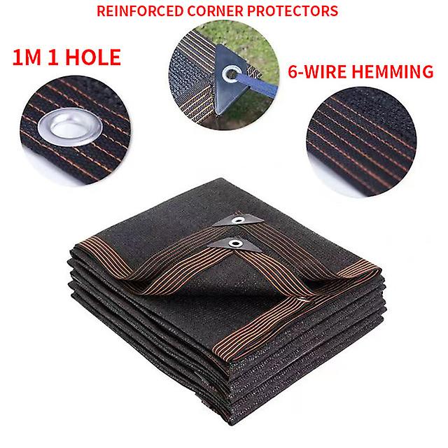 12-pin Sunshade Net Anti-ultraviolet Awning Plant Cover Net For Outdoor Garden Courtyard Swimming Pool Balcony Shade Cloth