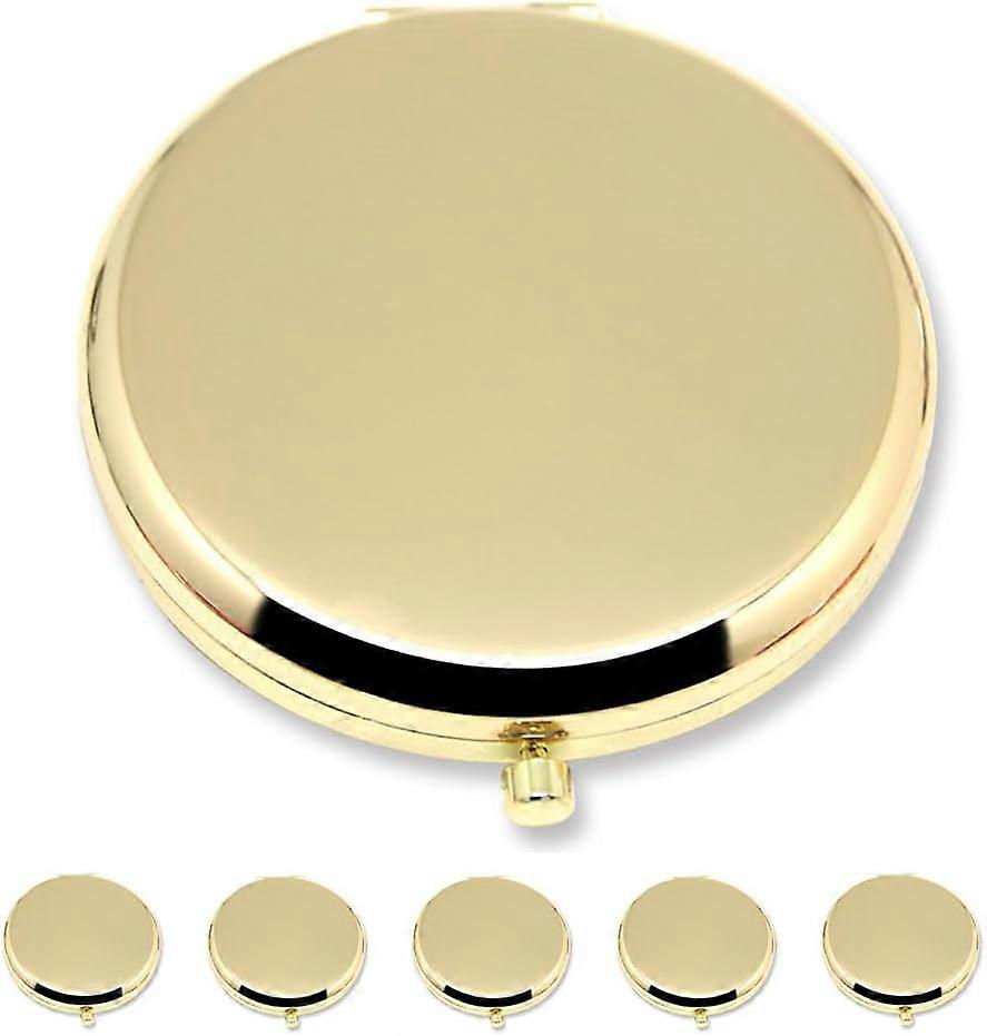 Magnifying Compact Cosmetic Mirror Round Pocket Makeup Mirror