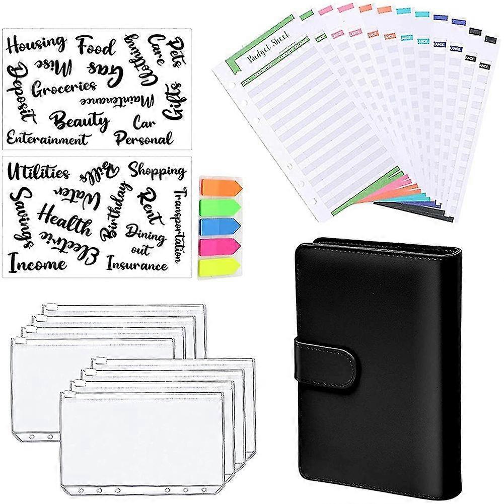 الموثق النقدي مع مغلفات الميزانية وأوراق الميزانية النفقات جيوب الموثق ، الموثق للميزانية النقدية سحاب