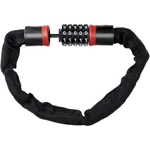High-Security Bicycle Chain Lock - 6mm Code Lock with 5-Digit Combination for Bikes