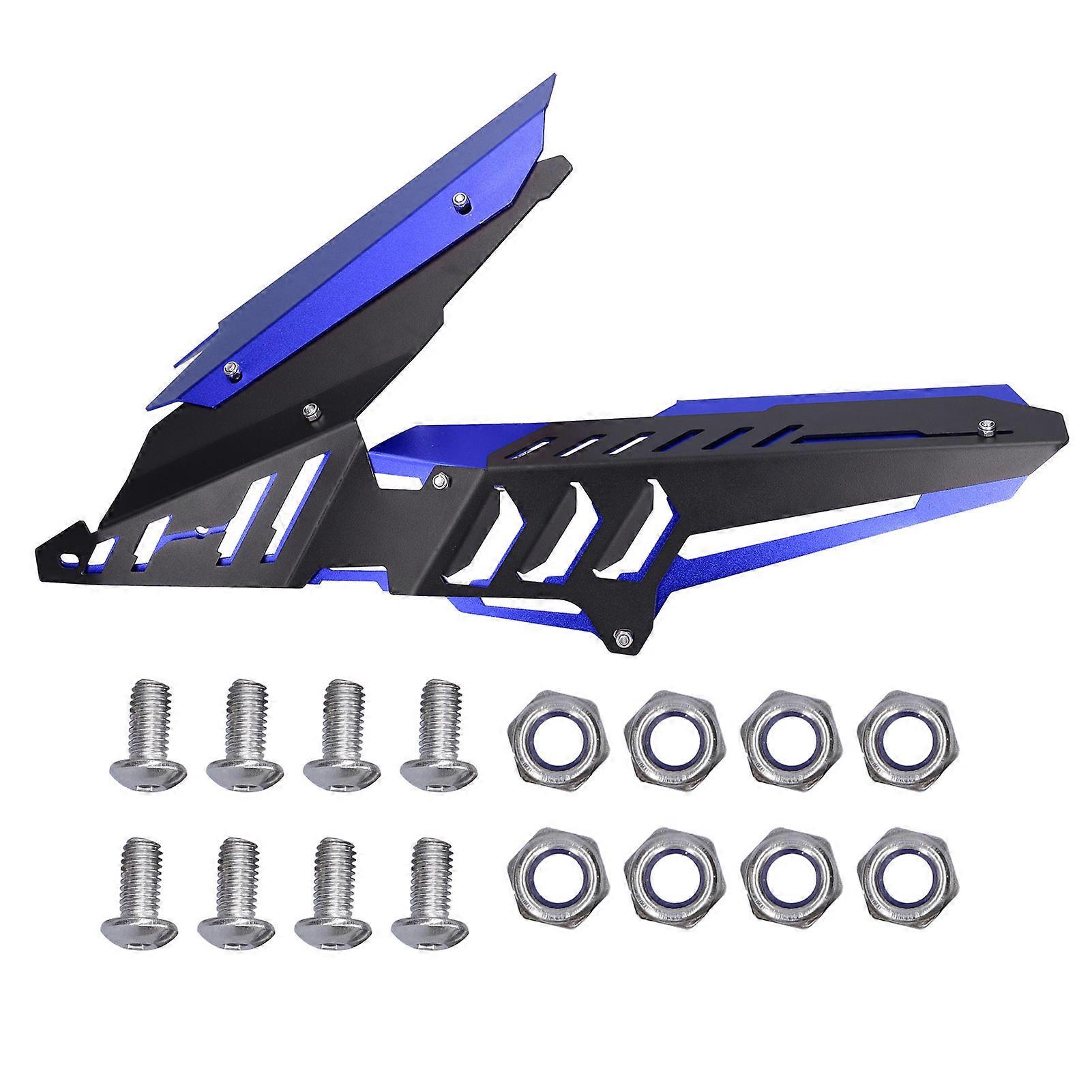 リアフェンダーチェーンガードカバーCNCアルミ合金フィットヤマハYZF-R25/YZF-R3/MT-25/MT-03用(ブルー)