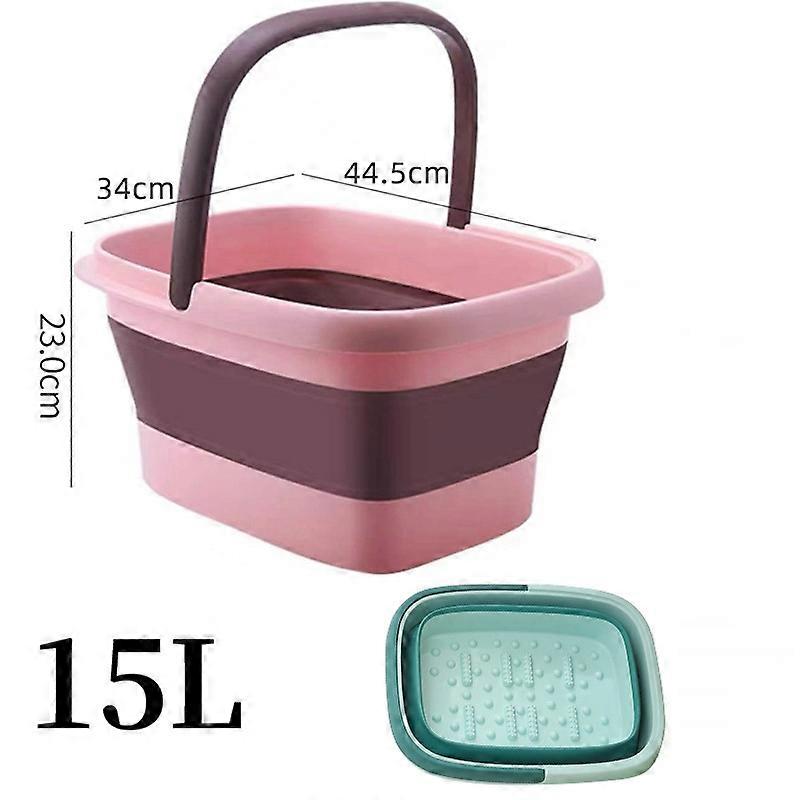 Fodspand bærbar foldbar husholdningsmassage dyb spand over knæet fodbadekar