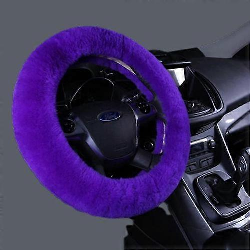 Blødt plys ratdæksel vintervarme bildele