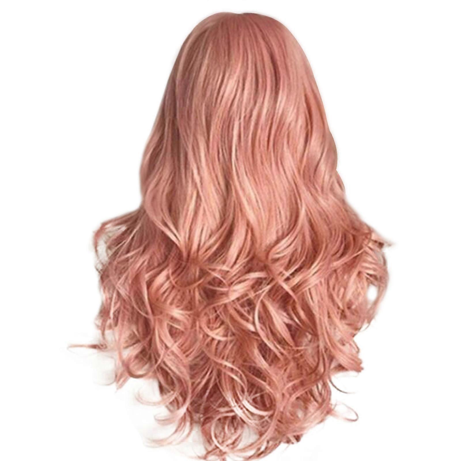 Women's Mixed Color Gradient Medium Length Curly Wig