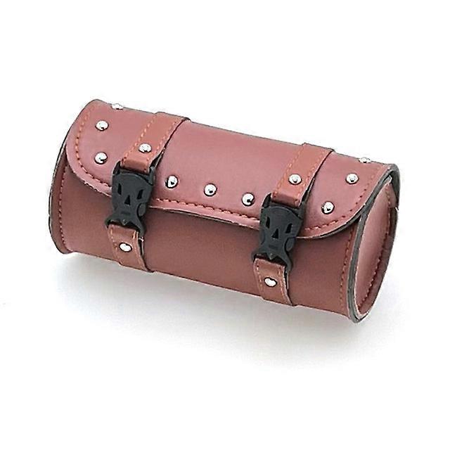 Motorcycle Pannier Saddle Bags Tools For Motorcycle Cruiser Tool Bag Fork Barrel Shape Handlebar Front Fork Bag Black Saddlebags