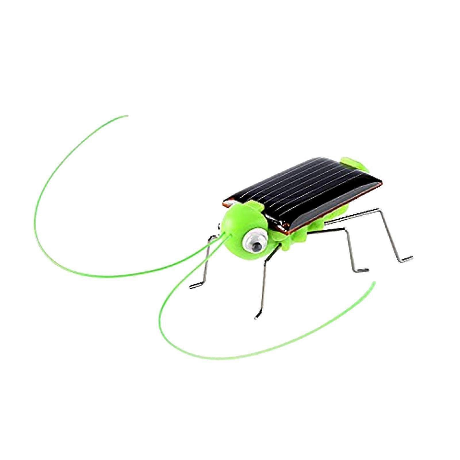 educational solar powered grasshopperr robot toy solar powered toy gadget gift