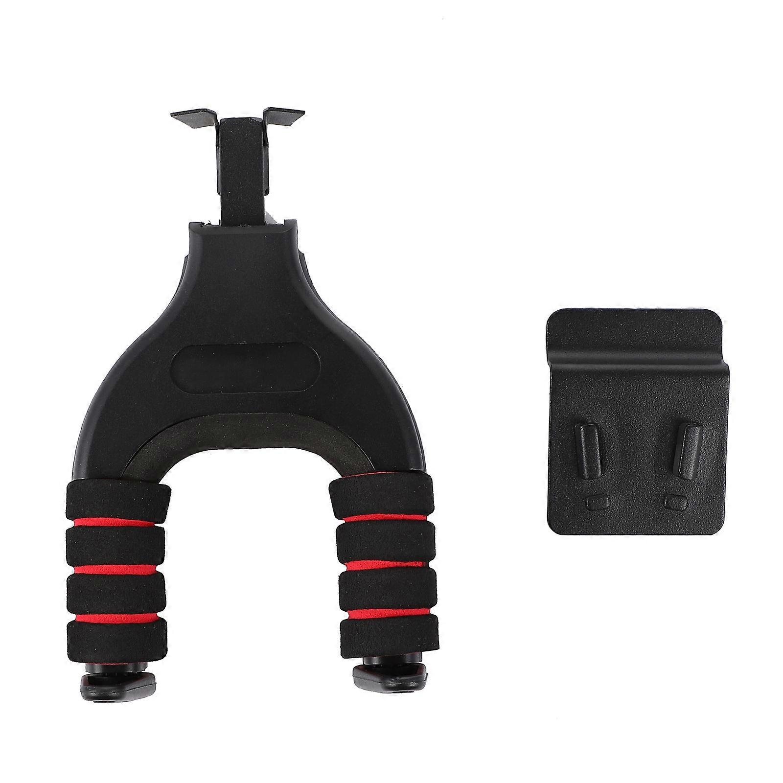 Itselukittuva kitaran ripustin koukku seinäkiinnitys näyttö Akustinen kitarapidike