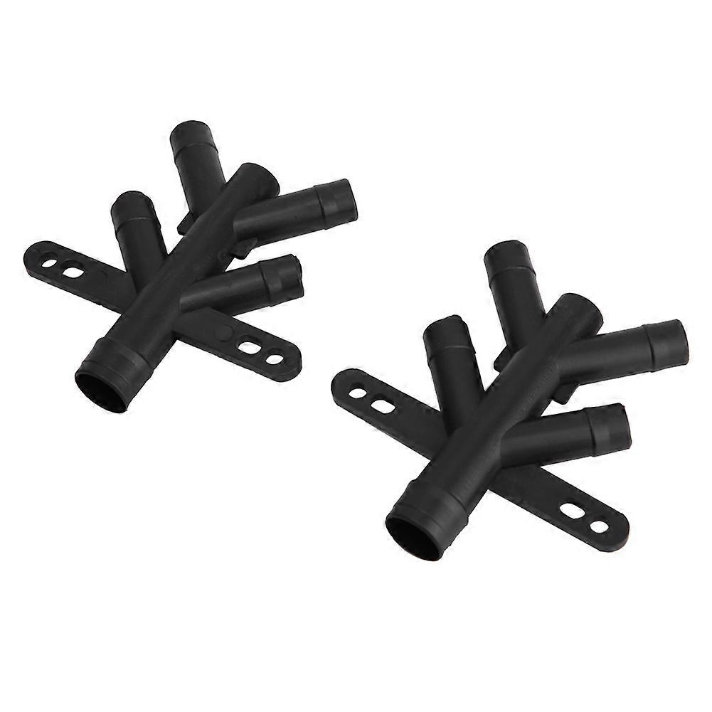 2Pcs Five Way Water Splitter Hose Connector Water Pipe Adapter for Home Garden Use