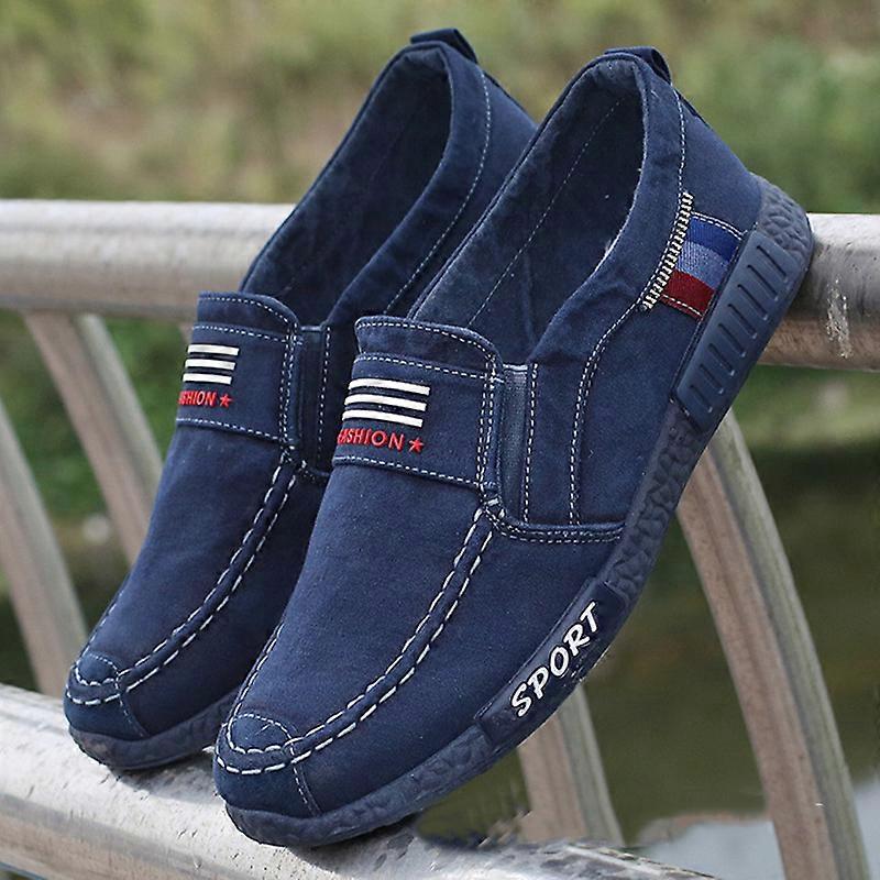 Men sneakers flat men canvas shoes Denim summer shoes Breathable