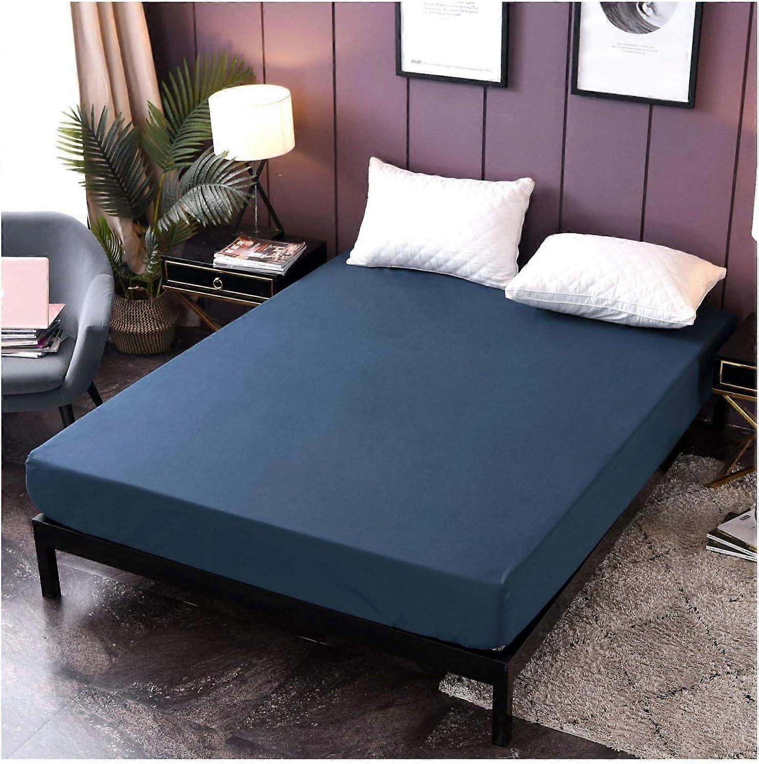 Fitted Sheet, Highly Stretchy Jersey Bed Sheet, 35Cm Large Cup Sheet Soft