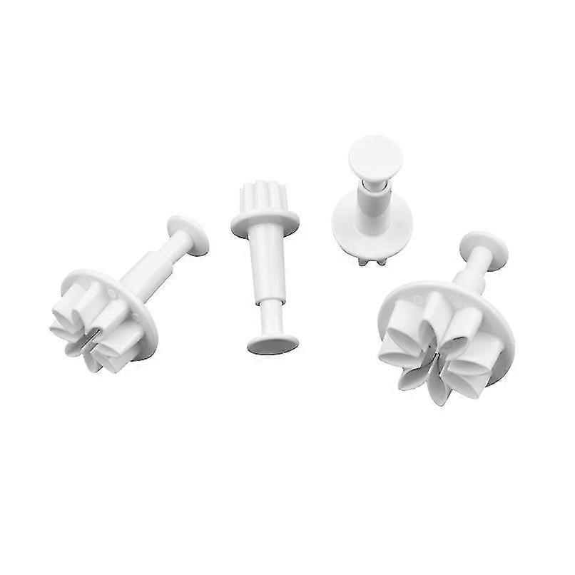 Small Daisy Cutters Plunger Cutters, Small, Medium, Large, X-large Sizes, Set Of 4