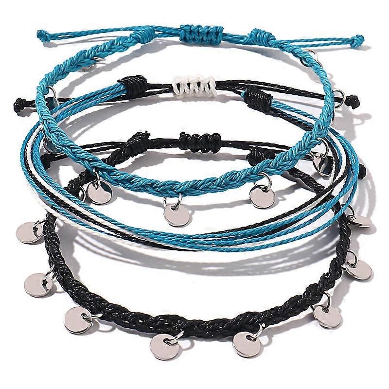Waterproof Rope Anklets Braided Beach Boho Anklets Cute