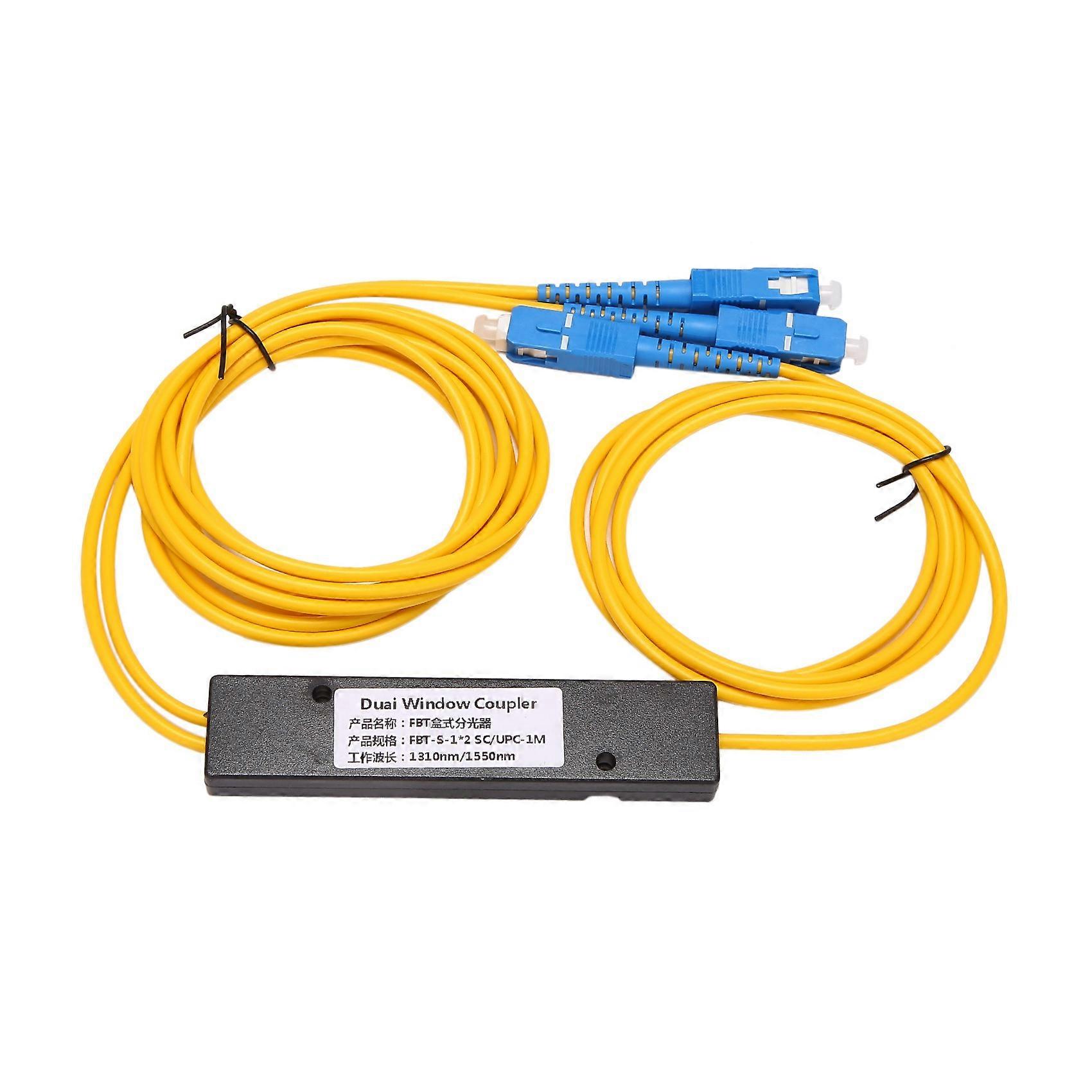 Ftth SC UPC 1X2 Plc Singlemode Fiber Optical Splitter Optical Coupler