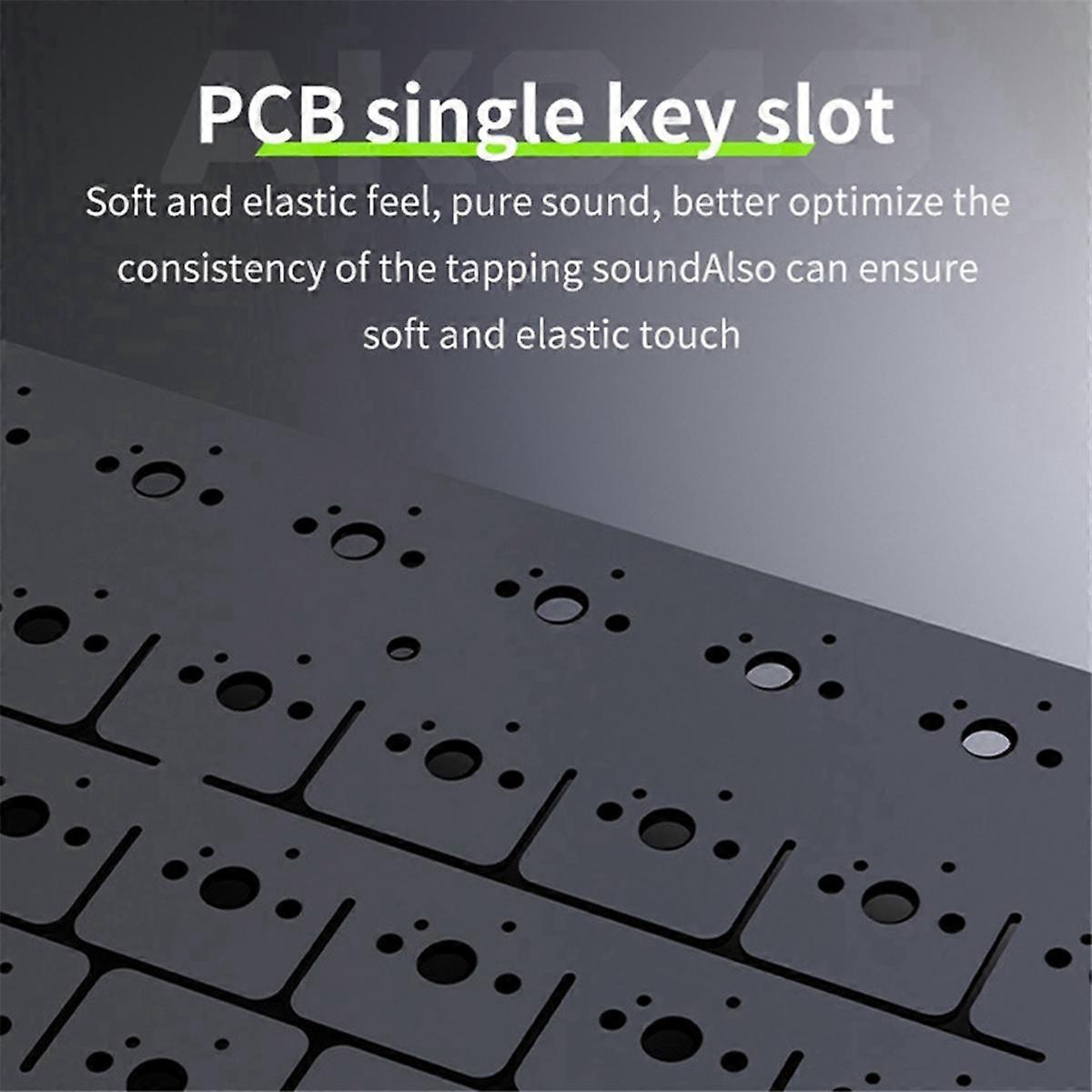 AKP846 Smart Display Mechanical Keyboard with 10.1-Inch Color Screen, GASKET Structure, Hot-Swappable PBT Keycaps,B