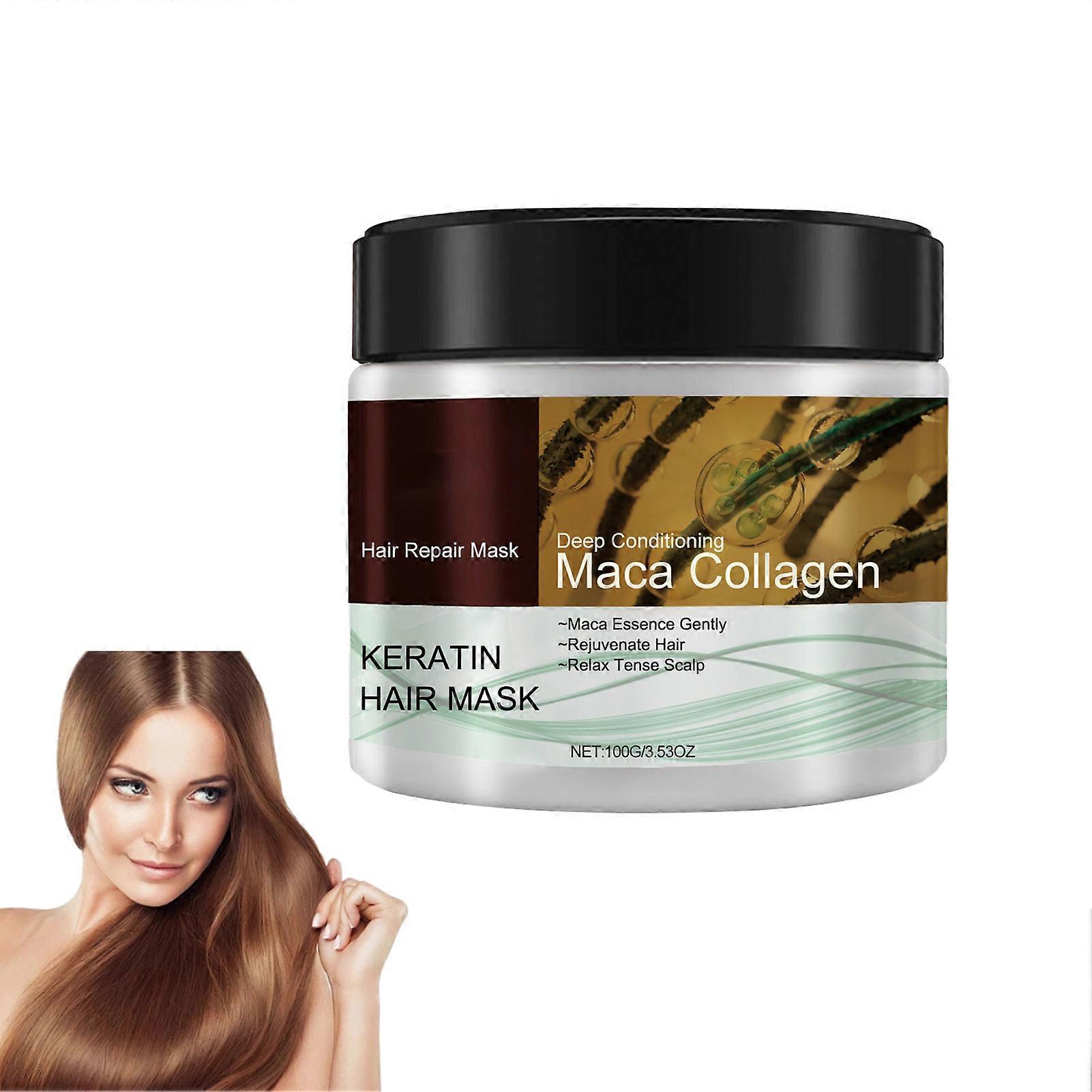 Deep Conditioning Hair Mask Improves Dyed and Damaged Hair Conditioner Mask for Promoting Hair Stronger Healthier Shinier