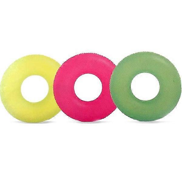 Neon Inflatable Swimming Tube Pool Float