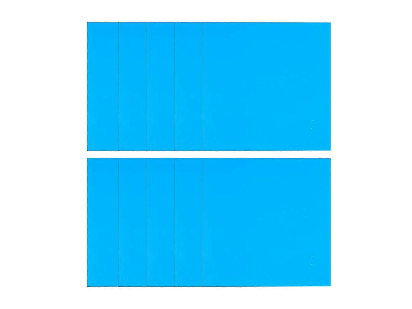 10Pcs Square Repair Patch Waterproof Self-Adhesive PVC Pool Liner Repair Patch