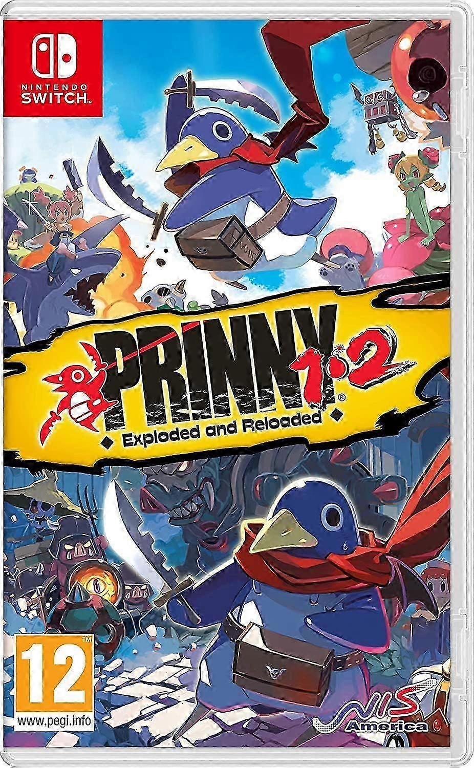 Prinny 1+2 Exploded and Reloaded Standard Edition Switch Game