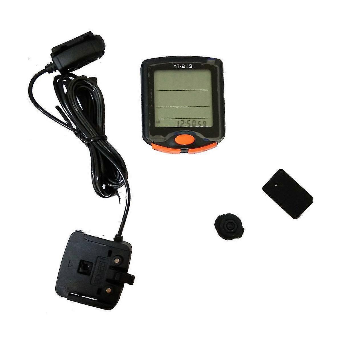 Bicycle Wired Code Meter Km Meter Odometer Full Screen Waterproof Mountain Bike Speedometer