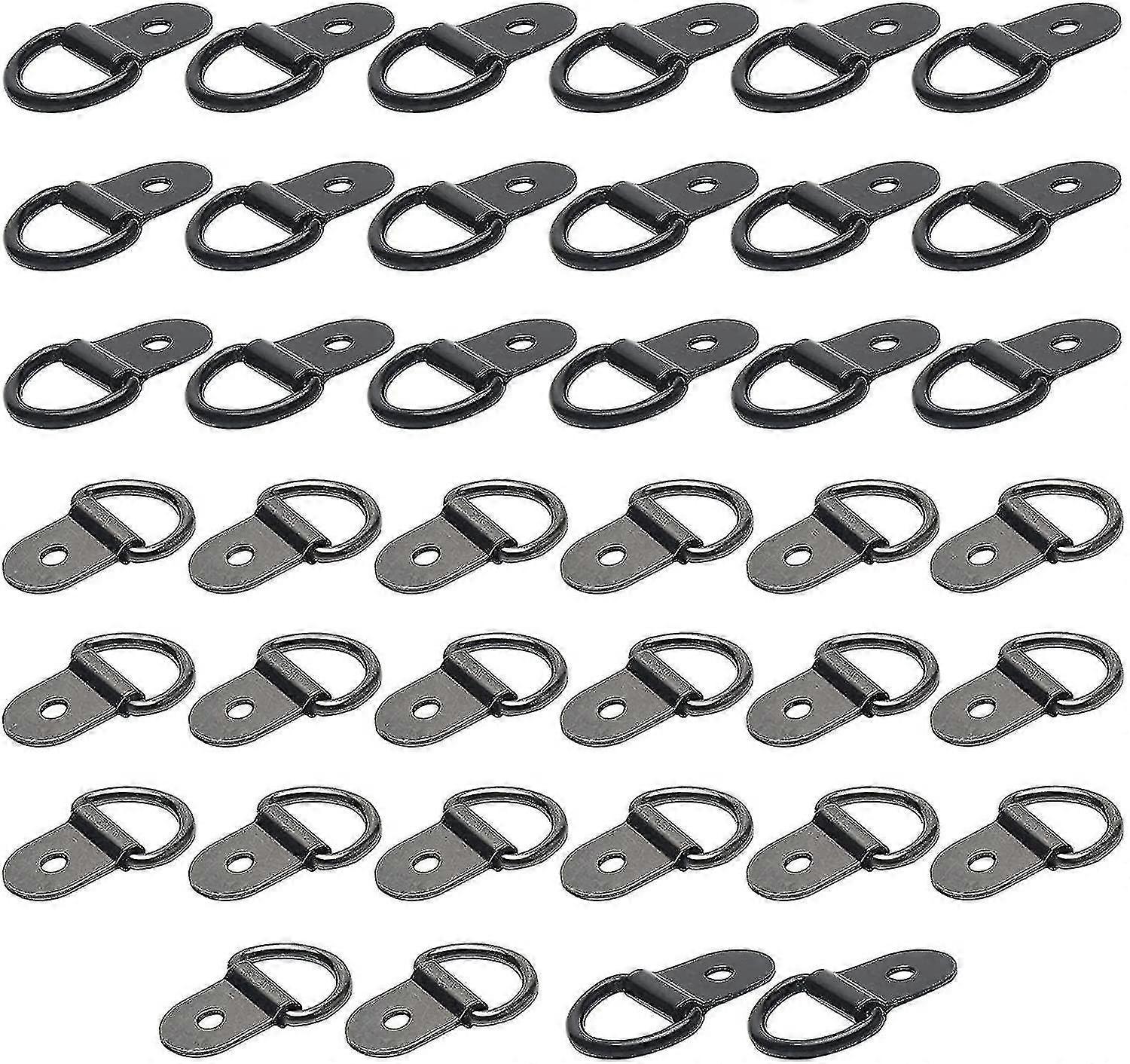 D Ring Tie Downs, 40pcs D-rings Anchor Lashing Ring Safety Tie Down Loop Lashing