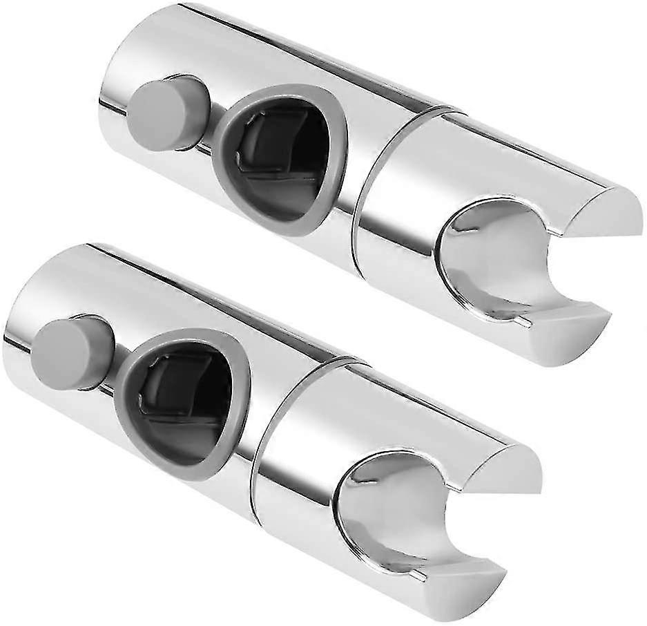 2pcs Replacement Hand Shower Bracket For Slide Bar Adjustable Shower Rail Head